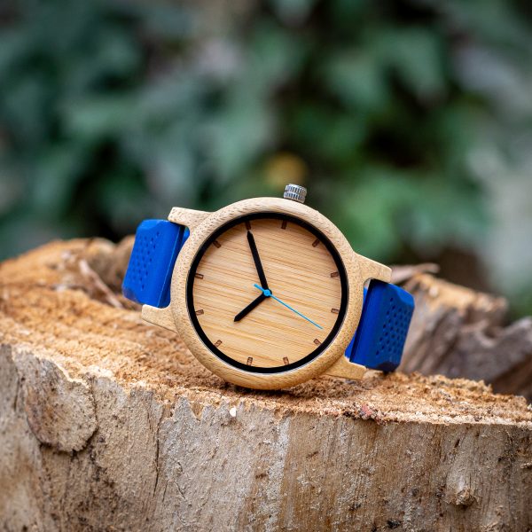 Reloj Automático de madera de Ébano Oriental - Woodenson Perú